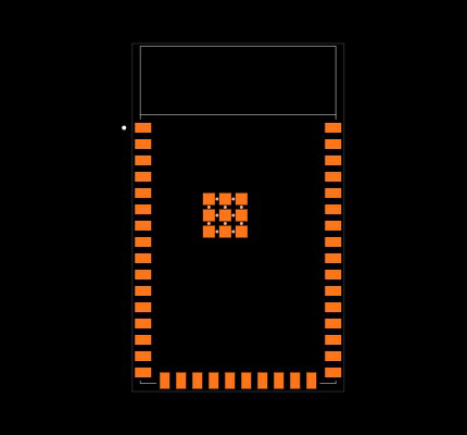 ESP32-S2-WROOM Footprint