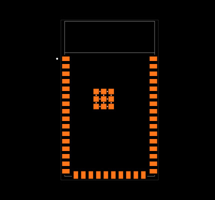 ESP32-S2-WROOM-I Footprint