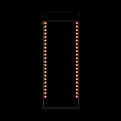 ESP32-S3-DEVKITC-1-N16R8V Footprint