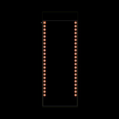 ESP32-S3-DEVKITC-1-N32R8V Footprint
