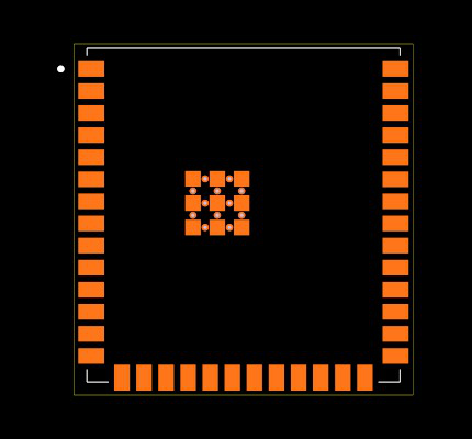 ESP32-S3-WROOM-1U-N4 Footprint