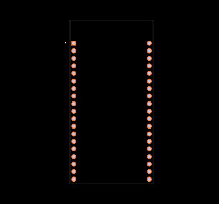 ESP32DEVKITC32UE Footprint