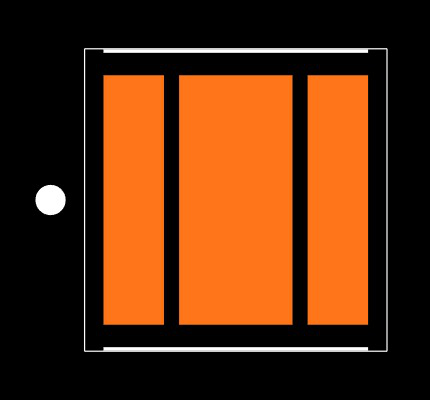 ELUA3535OGB-P0010U23240500-VD1M Footprint