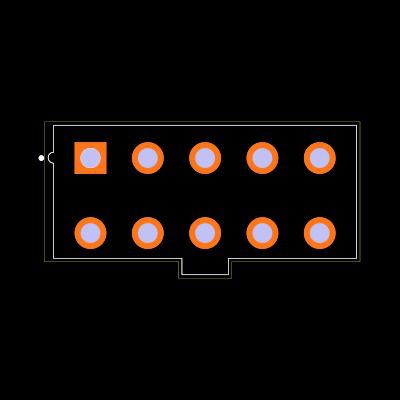 10127820-1021GLF Footprint