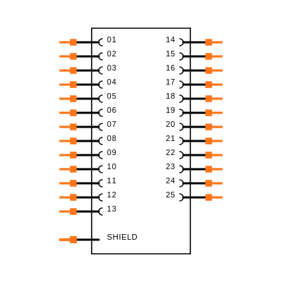 DB25S364TLF Symbol