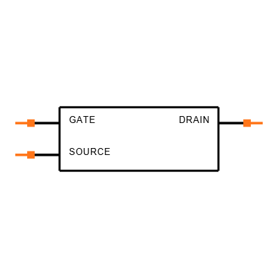 FDN86501LZ Symbol
