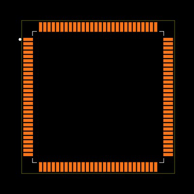 MC9S12XET256MAL Footprint