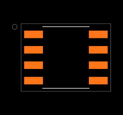 MB85RC64TAPNF-G-BDERE1 Footprint