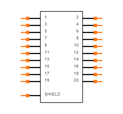 FFC2A32-20-T Symbol