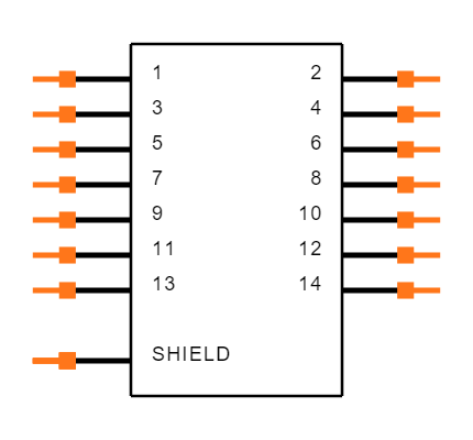 FFC2A33-14-T-R Symbol