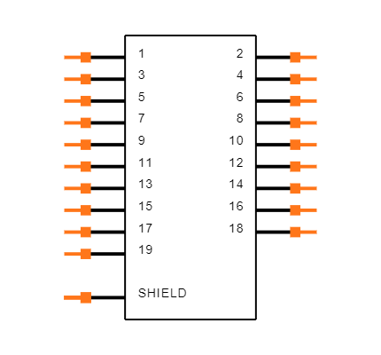 FFC2A33-19-T-R Symbol