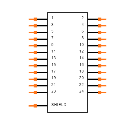 FFC2A33-24-T-R Symbol