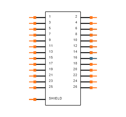 FFC2A33-26-T-R Symbol