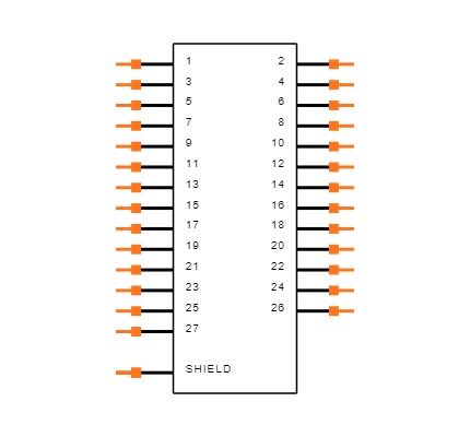 FFC2A33-27-T-R Symbol