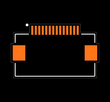 FFC2B35-14-G Footprint