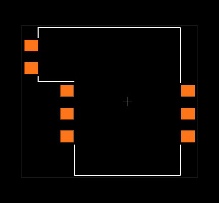 SIM2070-6-1-30-00-A Footprint