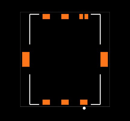 SIM8055-6-1-14-00-A Footprint