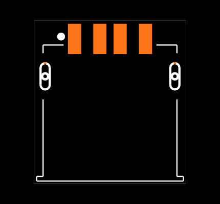 USB1046-XX-XXXX-X-B-X Footprint