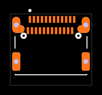 USB4080-03-A Footprint