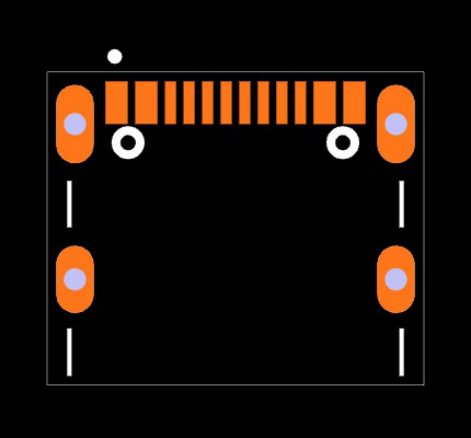 USB4105GFA060 Footprint