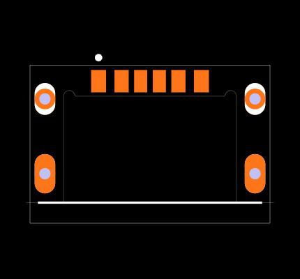 USB4515-GF-A Footprint