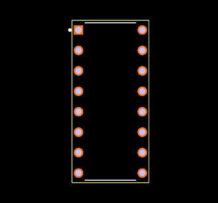 CD4051BE Footprint