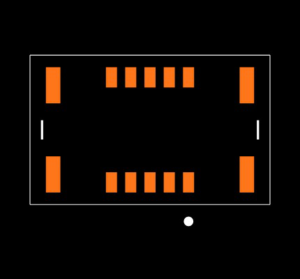 BM20B(0.8)-10DS-0.4V(51) Footprint