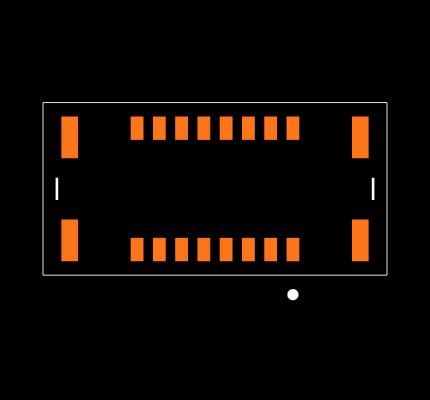 BM20B(0.8)-16DS-0.4V(51) Footprint