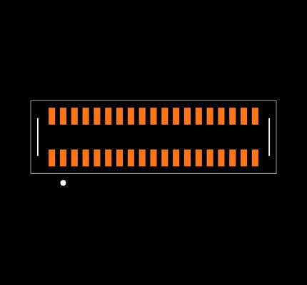 BM20B(0.8)-34DP-0.4V(51) Footprint
