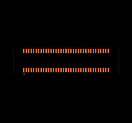 DF40HC(3.0)-70DS-0.4V(51) Footprint