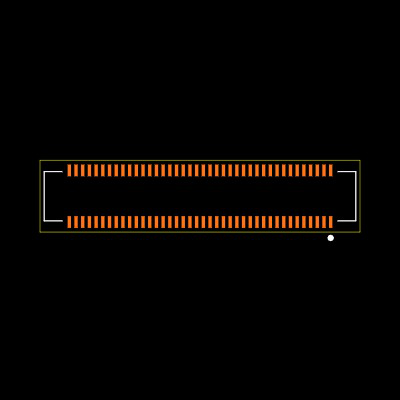 DF40HC(3.5)-80DS-0.4V(51) Footprint