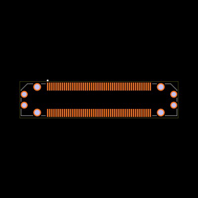FX23-100S-0.5SV10 Footprint