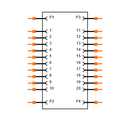 FX23L-20S-0.5SV Symbol