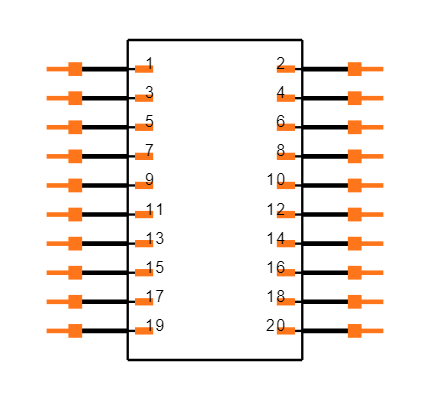 DF12NB(5.0)-20DP-0.5V(51) Symbol