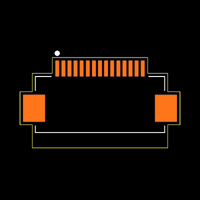 FH12-15S-0.5SH(55) Footprint
