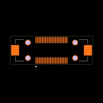 FX23L-40P-0.5SV8 Footprint