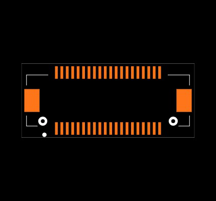 DF17(2.0)-40DP-0.5V(57) Footprint