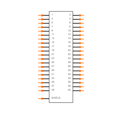 DF17(2.0)-40DP-0.5V(57) Symbol