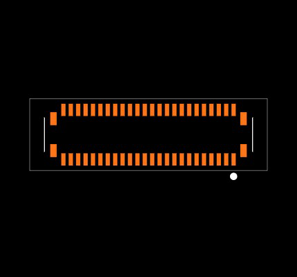 DF40GB-48DP-0.4V(58) Footprint
