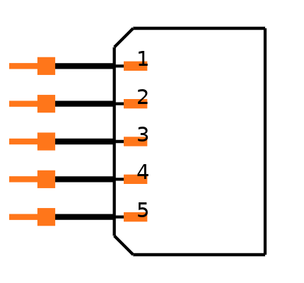 DF65-5P-1.7V(21) Symbol