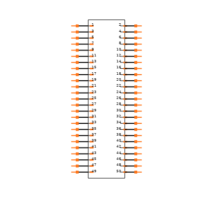 ER8-50P-0.8SV-2H Symbol