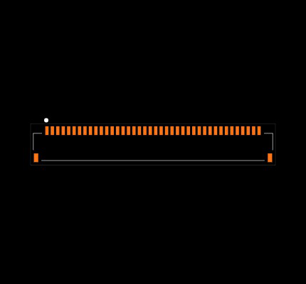 FH19SC-40S-0.5SH(05) Footprint