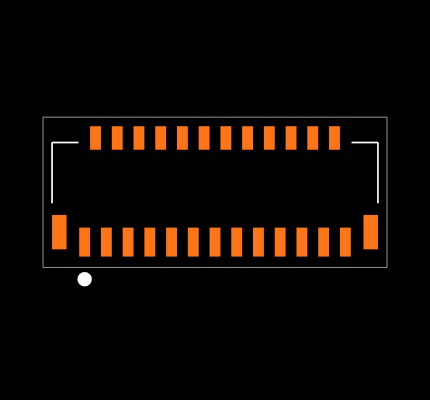 FH26W-25S-0.3SHW(60) Footprint