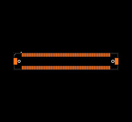 FX10A-168S-SV Footprint