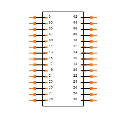 BM20B(0.8)-30DP-0.4V(51) Symbol
