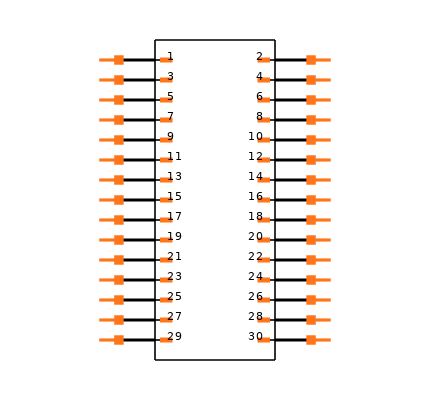 DF12NB(3.0)-30DP-0.5V(51) Symbol