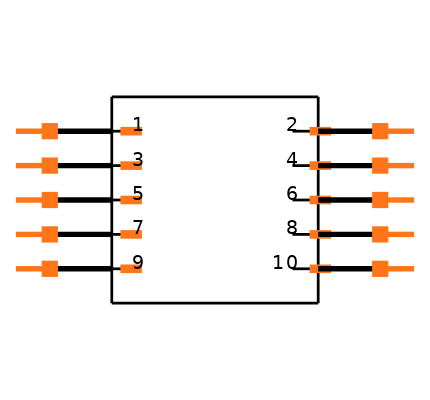 ER8-10P-0.8SV-2H Symbol