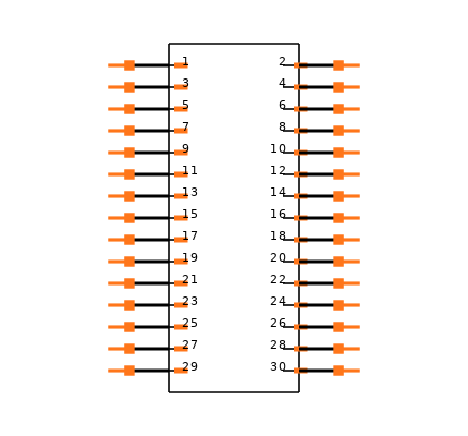 ER8-30P-0.8SV-2H Symbol