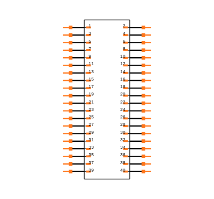 ER8-40P-0.8SV-2H Symbol
