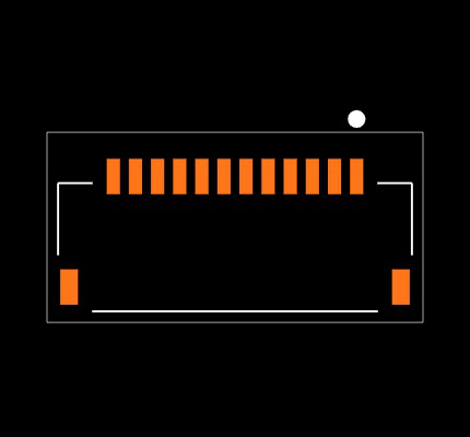 FH34SRJ-12S-0.5SH(50) Footprint